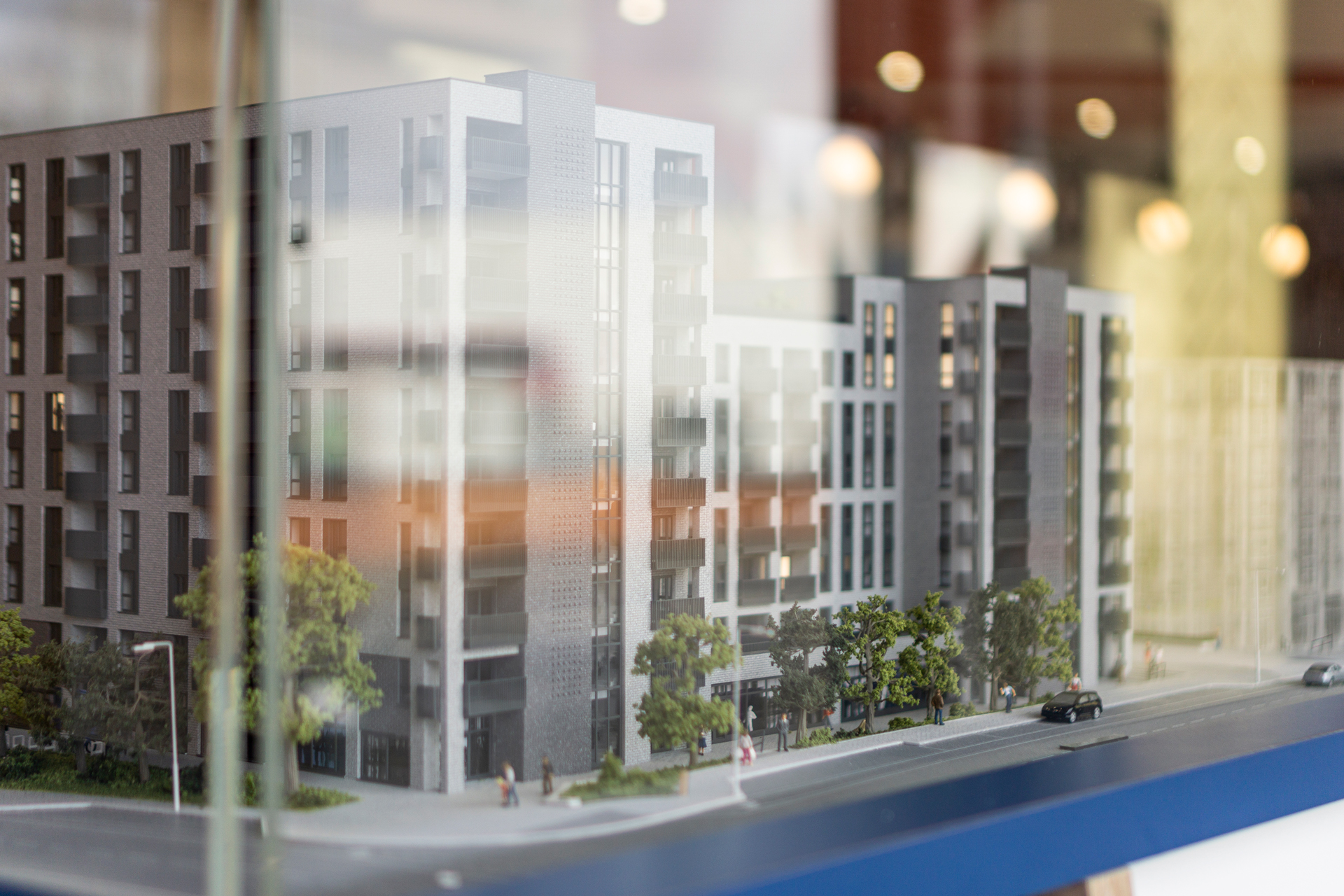 3D Model of a multistory apartment block